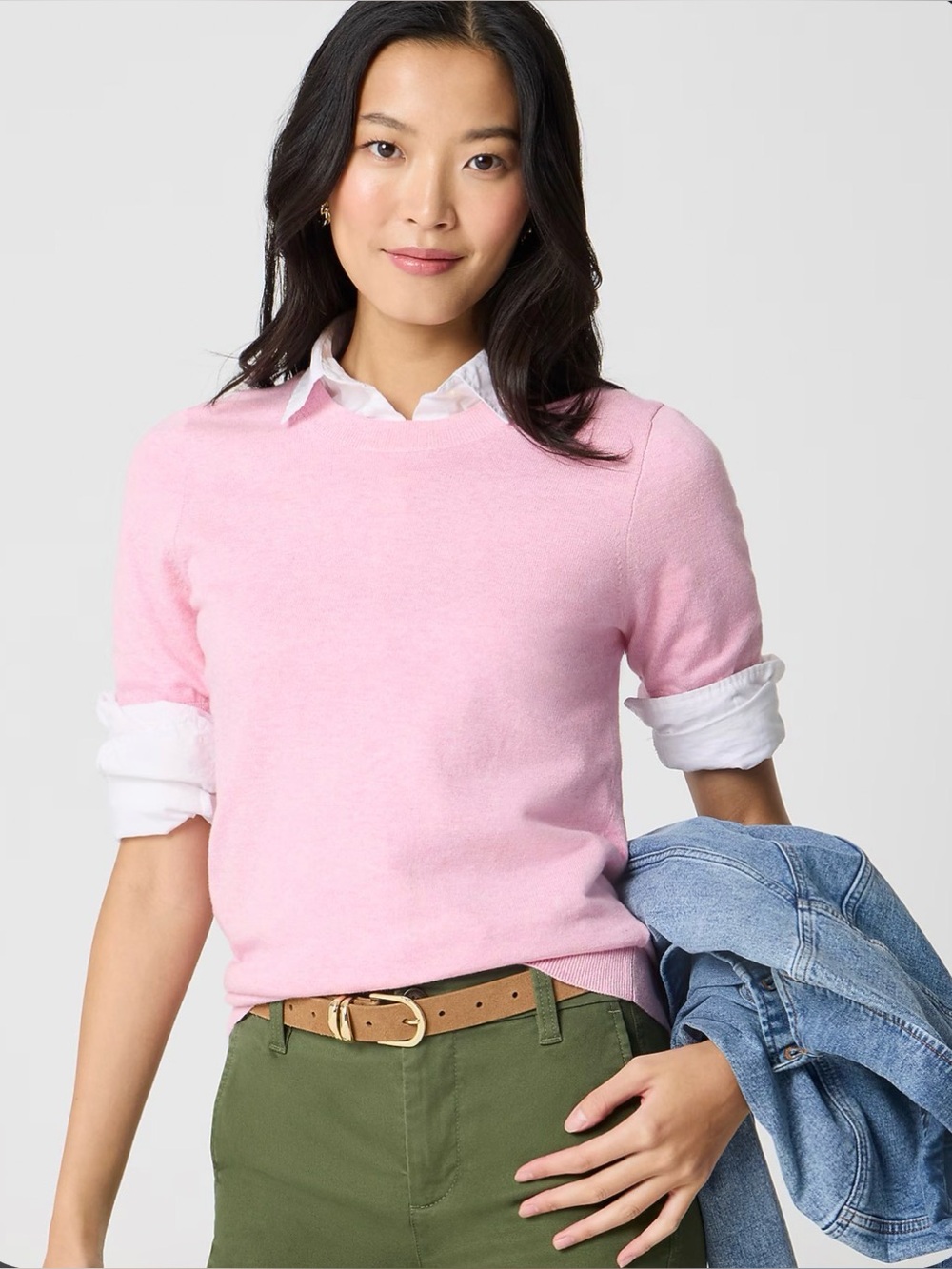 JCrew sweater tee on Spring Blossom